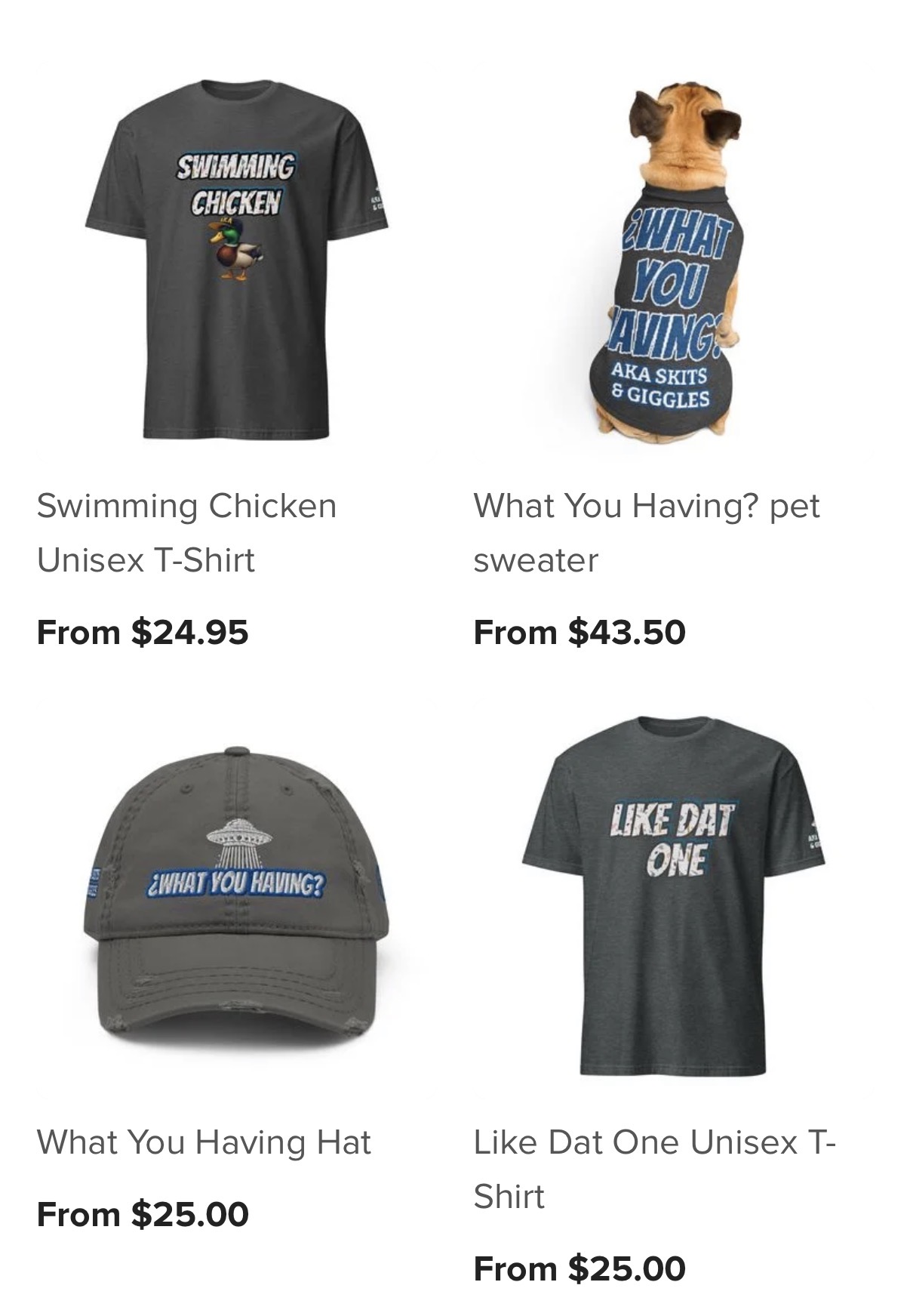 AKA Skits & Giggles Merch Collection